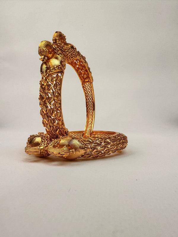 22K Gold Plated Elephant Kara